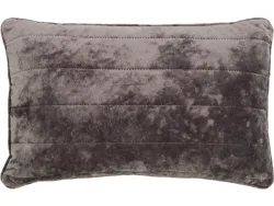 Kissen SIMAO 30x50cm dunkelgrau unifarben