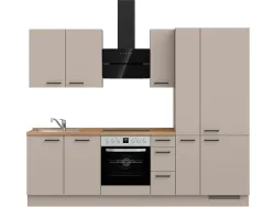 Komplette Küche MODUSET EASYTOUCH PREMIUM Sand ultramatt 60x270cm