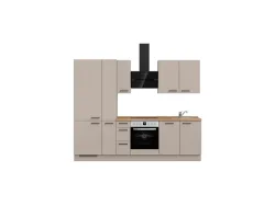 Komplette Küche MODUSET EASYTOUCH PREMIUM Sand ultramatt 60x270cm