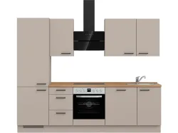 Komplette Küche MODUSET EASYTOUCH PREMIUM Sand ultramatt 60x270cm