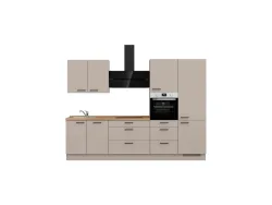 Komplette Küche MODUSET EASYTOUCH PREMIUM Sand ultramatt 60x300cm