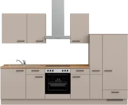 Komplette Küche MODUSET EASYTOUCH CLASSIC Sand ultramatt 60x300cm