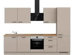 Komplette Küche MODUSET EASYTOUCH PREMIUM Sand ultramatt 60x300cm