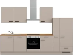 Komplette Küche MODUSET EASYTOUCH CLASSIC Sand ultramatt 60x330cm