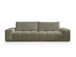 3er Sofa BOBOCHIC ANAKIN Stoff mit Textur taupe