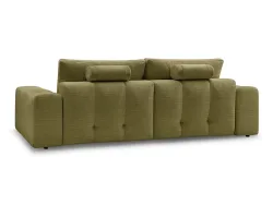 Ecksofa BOBOCHIC ANAKIN Stoff mit Textur orange