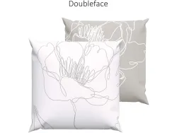 Lotus Bettwaren - Lotus Création Kopfkissenbezug Satin Mavis, Mavis Satin Kopfkissenbezug, 65 x 65 cm, Greige