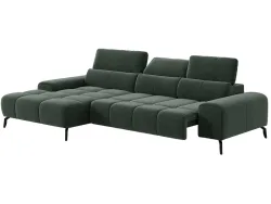 Ecksofa SWISS HOME STYLE THEO II Stoff olivgrün