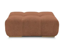 Hocker BOBOCHIC ANAKIN 93x115x45cm boucle-stoff orange