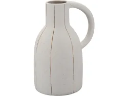Vase SVEN 12.4x17.6x23cm weiss