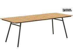 HOUSE NORDIC Gartentisch CLEVELAND 220x90x74cm
