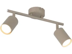 2 Spots MELISSA 25cm 25W beige