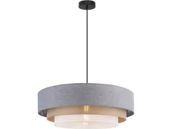 Hängelampe THALIA 60x120cm 25W schwarz