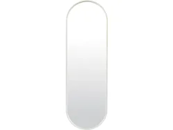 Spiegel oval LUNA 37x117cm grün