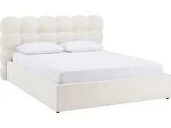 Kastenbett AMORE 140x200cm stoff beige
