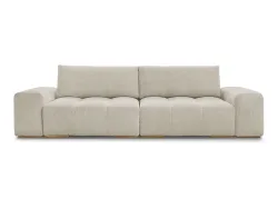 3er Sofa BOBOCHIC ANAKIN Boucle-Stoff beige