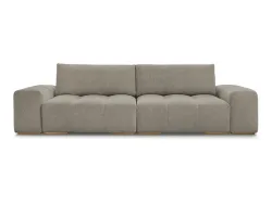 3er Sofa BOBOCHIC ANAKIN Boucle-Stoff taupe