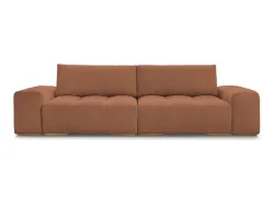 3er Sofa BOBOCHIC ANAKIN Boucle-Stoff orange