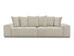 3er Sofa BOBOCHIC ANAKIN Boucle-Stoff beige