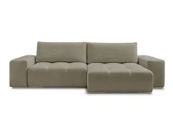 Ecksofa BOBOCHIC ANAKIN Stoff mit Textur taupe