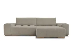 Ecksofa BOBOCHIC ANAKIN Boucle-Stoff taupe