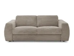 3er Sofa BOBOCHIC HUGO Boucle-Stoff taupe