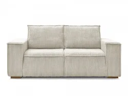 3er Sofa BOBOCHIC CHELSEA Cord-Stoff beige