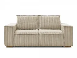 3er Sofa BOBOCHIC CHELSEA Cord-Stoff taupe