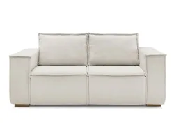 3er Sofa BOBOCHIC CHELSEA Stoff mit Textur beige