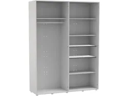 HILLUR Set 2 Regale HELSINKI 75x38.5x1.5cm spanplatte melamin