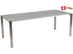 SWISSLINE Gartentisch ausziehbar MOON 200-260x90x74cm