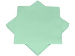Set 20 Servietten SWAN Papier grün