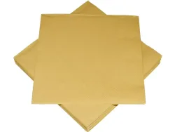 Set 20 Servietten SWAN Papier gelb