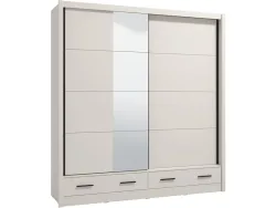 Schwebetürenschrank NANAIMO kaschmir 2 Türen 2 Schubladen