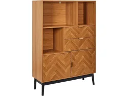 Bibliothek HOME DECO FACTORY FELIX 100x35x140cm spanplatte