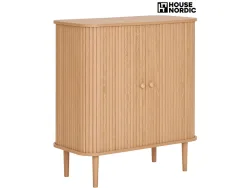 Kommode HOUSE NORDIC NIKKO 2 Türen 2 Schubladen 40x80x87cm natürliches holz eiche