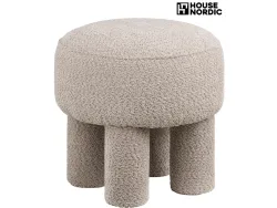 Hocker HOUSE NORDIC CANBERRA 43x43x43cm polyester sand