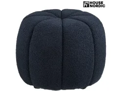 Hocker HOUSE NORDIC PAISLEY 48x48x38cm polyester marine