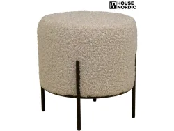 Hocker HOUSE NORDIC ALFORD 35.5x35.5x37cm polyester beton grau