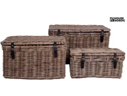 Aufbewahrungsbox DEPOK beton grau 30x81x48cm