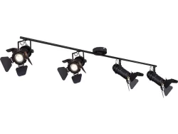 mutoni - Strahler Egon Metall  4xGU10, One Size, Schwarz