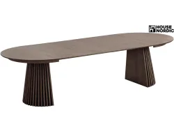 HOUSE NORDIC Tisch ausziehbar OSAKA 200-250-300x120x75cm rotbraun