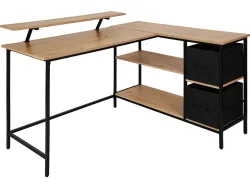 Eckschreibtisch LOOM 105x135x90cm artisan eiche