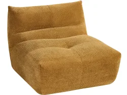 Vakuum-1-Platz-Element LUCCIO Cord-Stoff senffarben