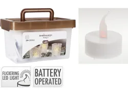 Set LED-Kerze MERRY 24 -teilig parfümfrei