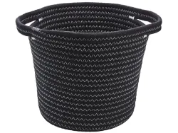 Diaqua - Aufbewahrungskorb Rope, One Size, Schwarz
