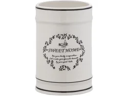 Diaqua - Mundspülbecher Sweet Home weiss, One Size