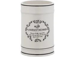 Diaqua - Mundspülbecher Sweet Home weiss, One Size