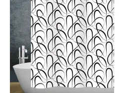 DIAQUA Duschvorhang SWING weiss