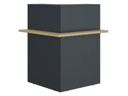 Empfangstheke GAMI ZOOM 85x85x108cm eiche